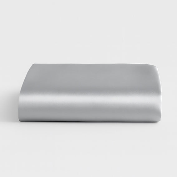 22MM Mulberry Silk Flat Sheet-Silver